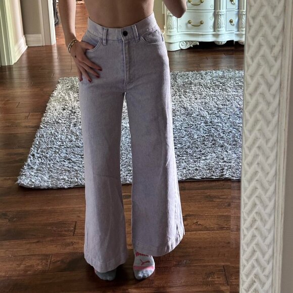 Urban Outfitters Women's Purple and Grey Jeans - Picture 1 of 3